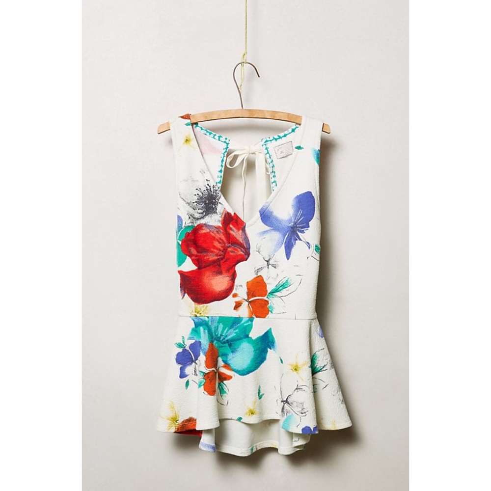 Anthropologie | Flynn Peplum Top